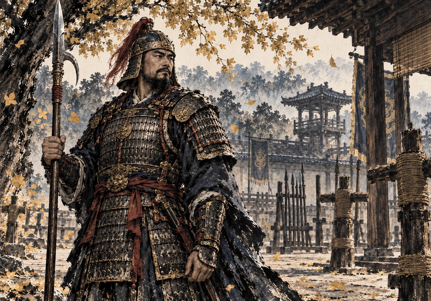 Xu Ning: autumn in the training court
